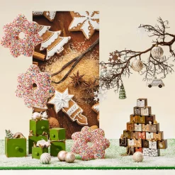 Adventskalender Baum 6 X 37 X 44 Cm Holz Und Papier