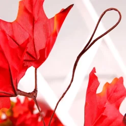 Ahorn-Blätterranke Rot - Grün 180 Cm