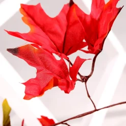 Ahorn-Blätterranke Rot - Grün 180 Cm