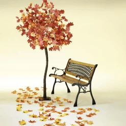 Ahorn-Kunstblätter, Pack à 30 Stück, Orange