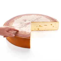 Allgäuer Bergkäse Laib Angeschnitten Lebensmittel-Attrappe 52 Cm Ø
