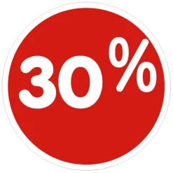 Ankleber 30% 33 Cm Ø