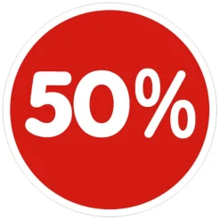 Ankleber 50% 33 Cm Ø