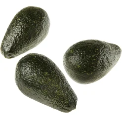 Avocado Lebensmittel-Attrappe, Pack à 3 Stück