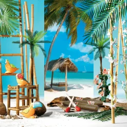 Bambusstangen Natur, 180 Cm 3 Stück