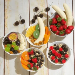 Bananenscheiben Lebensmittel-Attrappe, Pack à 6 Stück