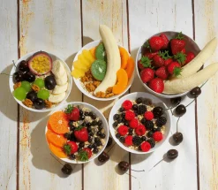 Bananenscheiben Lebensmittel-Attrappe, Pack à 6 Stück