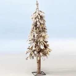 Beschneiter, Künstlicher Tannenbaum Alpintanne Mit LED 60 Cm