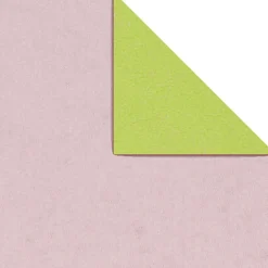 Bicolor Geschenkpapier Secare Rosa Grünes Rolle 70 Cm, 100 M