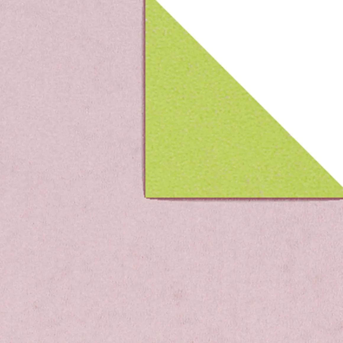 Bicolor Geschenkpapier Secare Rosa Grünes Rolle 70 Cm, 100 M