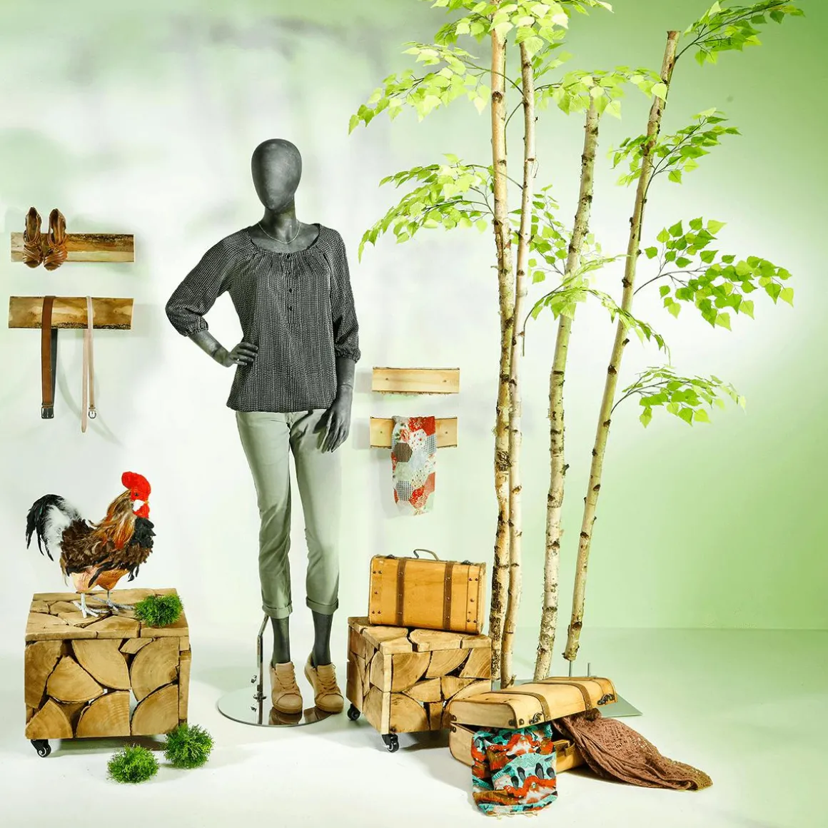 Birken Schwartenbrett 35 X 8-12 Cm, 2 Stück