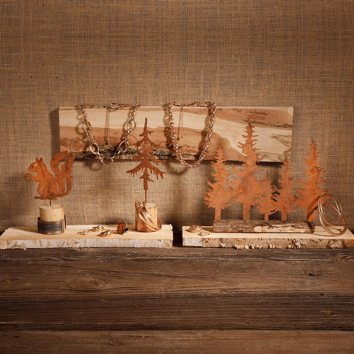 Birken Schwartenbrett 35 X 8-12 Cm, 2 Stück