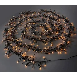 Blinkende LED Cluster Lichterkette Mit Timer, Für Außen, 6 M