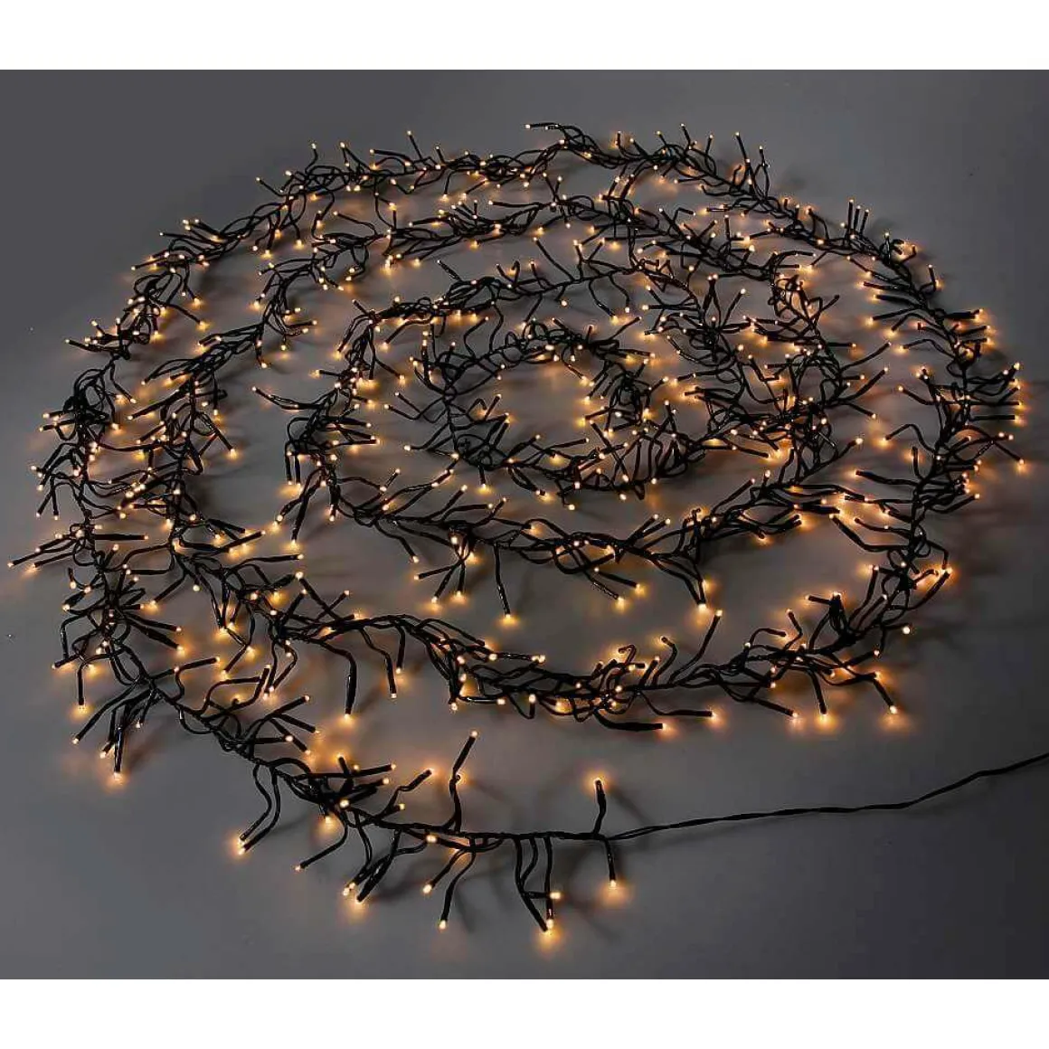 Blinkende LED Cluster Lichterkette Mit Timer, Für Außen, 6 M