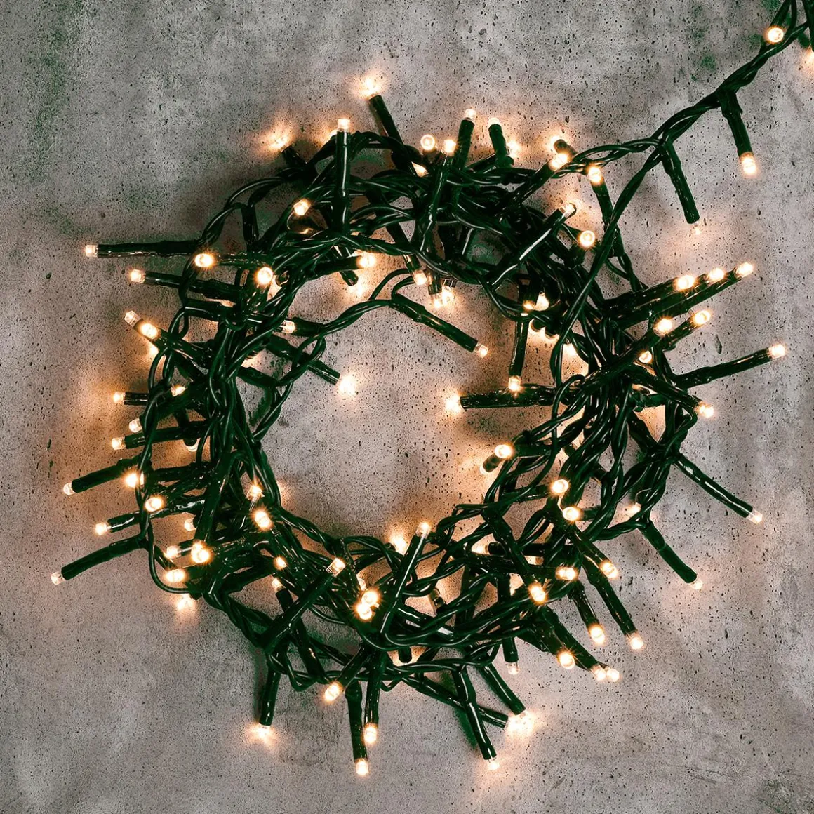 Blinkende LED Lichterkette Mit Timer, Für Außen, 16 M