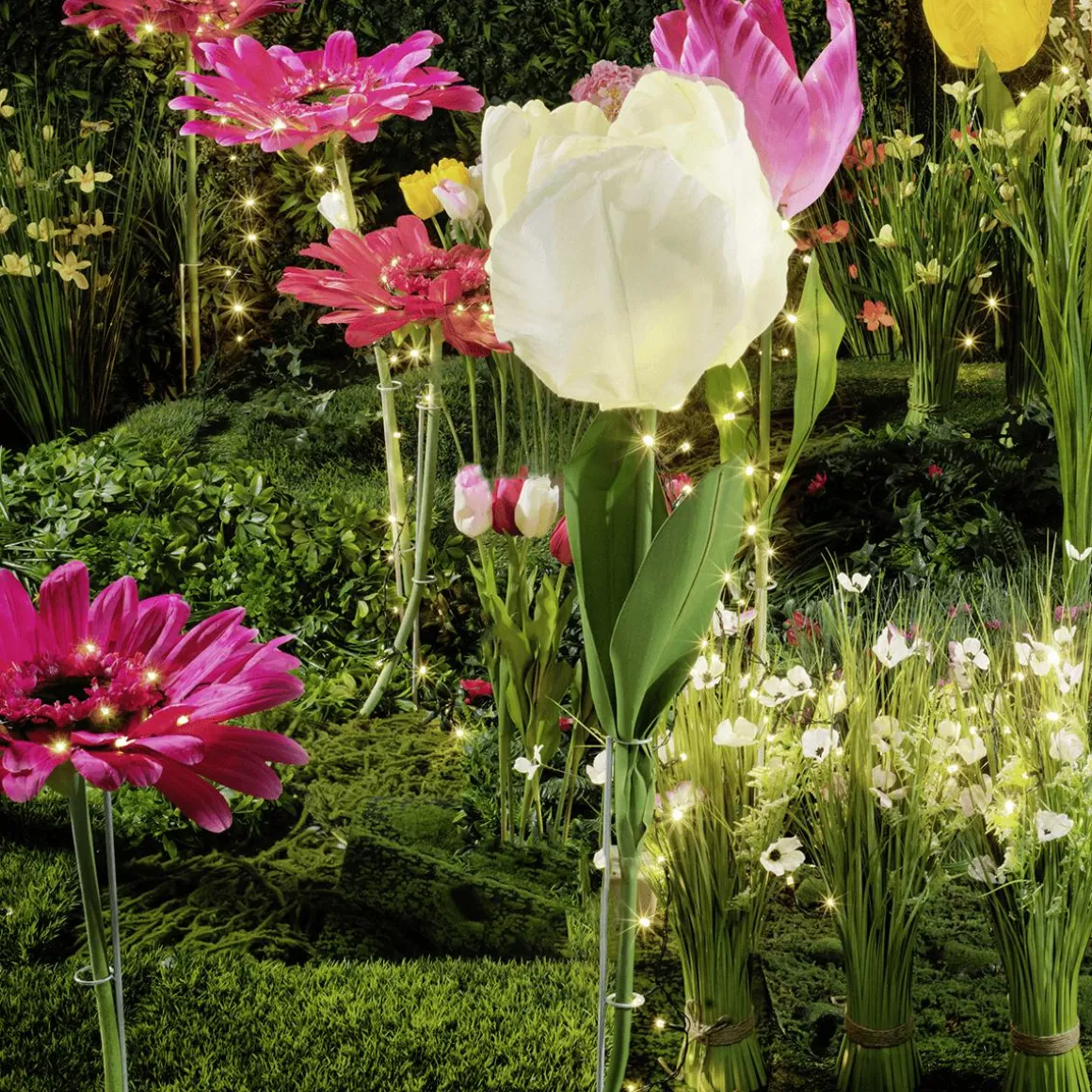 Blinkende LED Lichterkette Mit Timer, Für Außen, 22,5 M