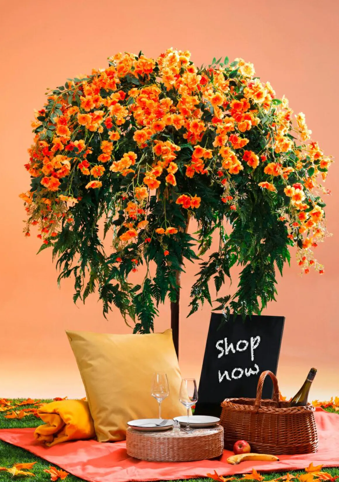 Blüten-Farn-Baum 190cm