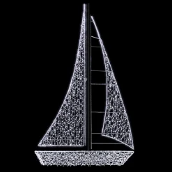 Boot Für Außen LED Kaltweiß 600 X 400 X 75 Cm