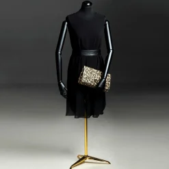 Büsten-Ständer Dreibein, Gold