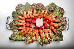 Cherrytomaten-Hälfte Lebensmittel-Attrappe, 6 Stück