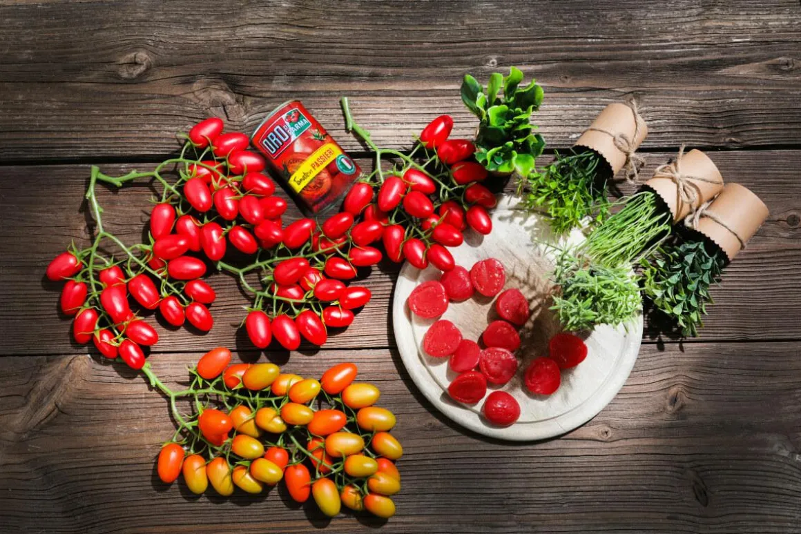 Cherrytomaten-Hälfte Lebensmittel-Attrappe, 6 Stück