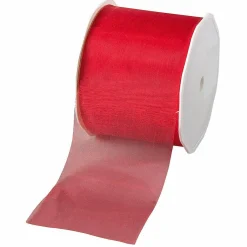 Chiffonband 70 Mm, 25 M, Rot