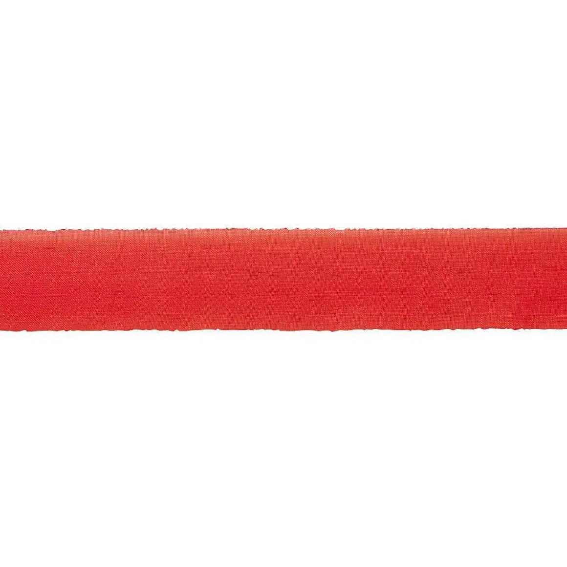 Chiffonband Mit Draht Rot 25 Mm Breit, 20 M