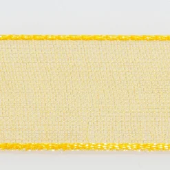 Chiffonband Mit Webkante 6mm X 50m Gelb