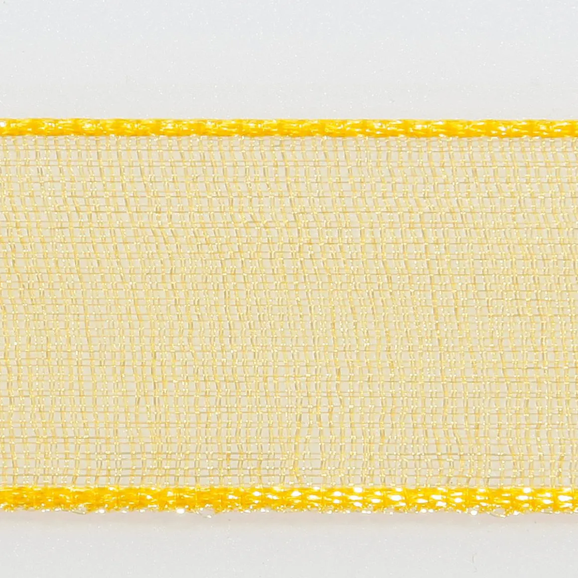 Chiffonband Mit Webkante 6mm X 50m Gelb