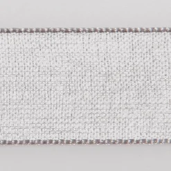 Chiffonband Mit Webkante 6mm X 50m Silber