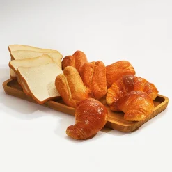 Croissant Lebensmittel-Attrappe, 3 Stück