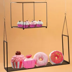 Cupcakes Rosa Lebensmittel-Attrappe, 3 Stück