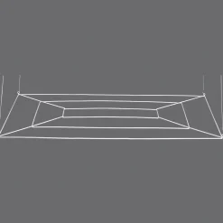 Deckengitter-Rechteck Weiß 100 X 150 Cm