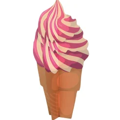 Deko Aufsteller Softeis, 75 Cm Hoch