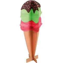 Deko Aufsteller Waffeleis, 90 Cm Hoch