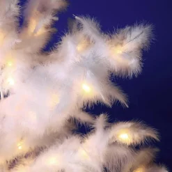 Deko Federbaum Mit LED Warm, 120 Cm