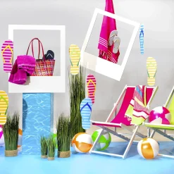 Deko Flipflops 40 Cm 3 Stück