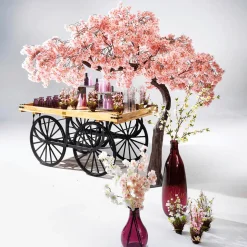 Deko Kirschblütenzweig Rosa - Weiß, 105 Cm