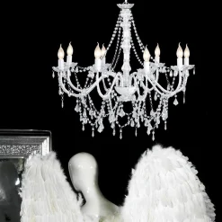 Deko Kronleuchter Aus Acryl 80 Cm