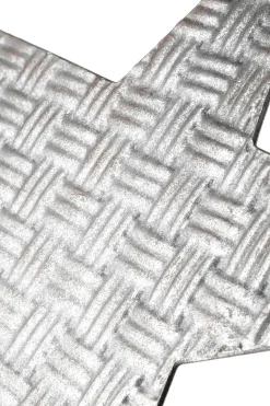 Deko Metallstern Silber 44 Cm