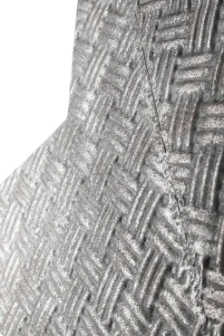 Deko Metallstern Silber 79 Cm