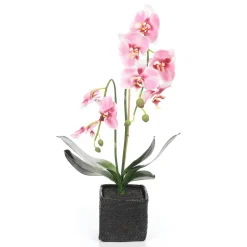 Deko Orchidee Im Topf Rosa 80 Cm