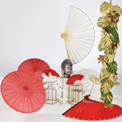 Deko Orchideenzweig Weiß 110 Cm