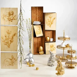 Deko Osterei Metallic Gold 26 Cm