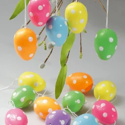 Deko Ostereier-Kette Gepunktet 160 Cm