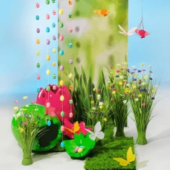 Deko Ostereier-Kette Gepunktet 160 Cm