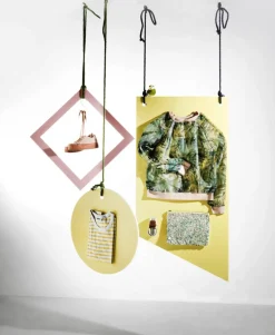 Deko Paneel Kreis 50 Cm Ø Pastellgelb/rosa