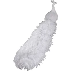 Deko Pfau Weiß, 150 Cm Lang