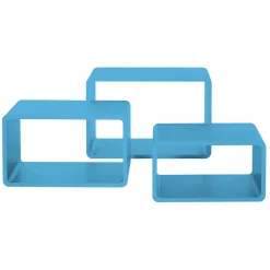 Deko Regal Set "Lounge" Hellblau