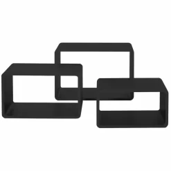 Deko Regal Set "Lounge" Schwarz